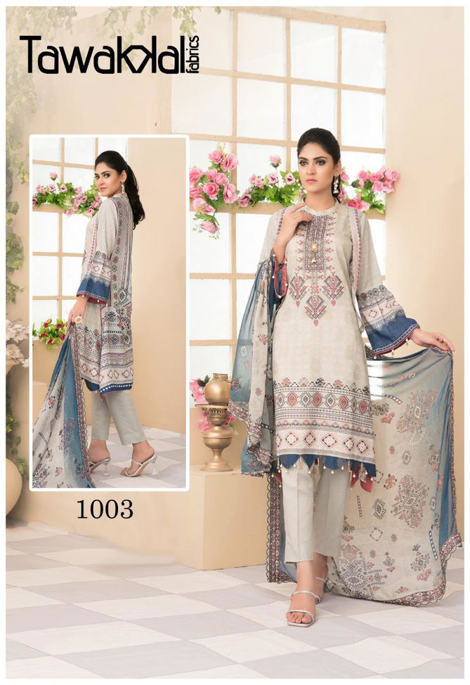 Tawakkal Parisa Casual Wear Printed Cotton Karachi Dress Material Collection